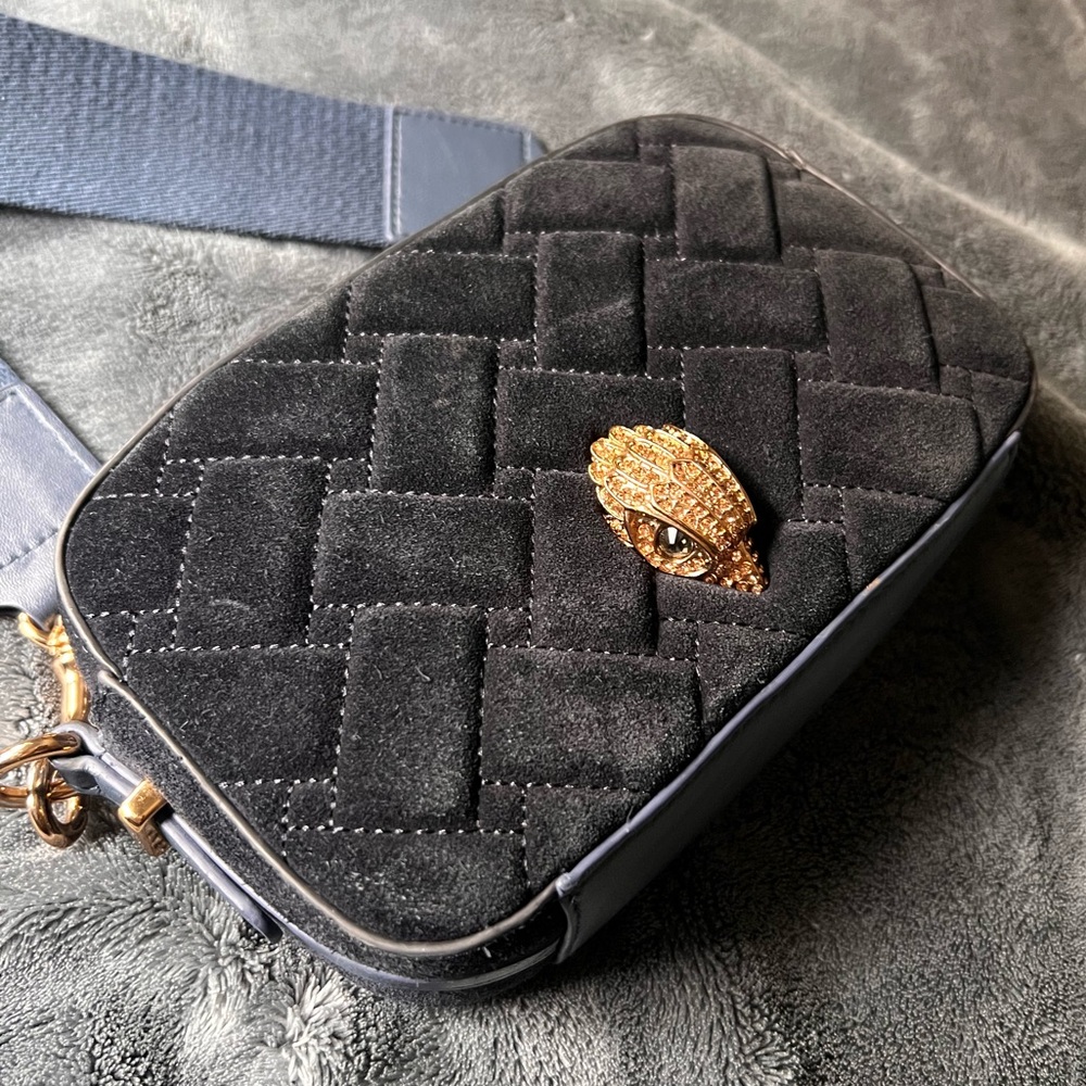 Kurt Geiger Navy Small Kensington Camera Bag - Picture 2 of 6